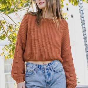 Moon & Madison cropped sweater